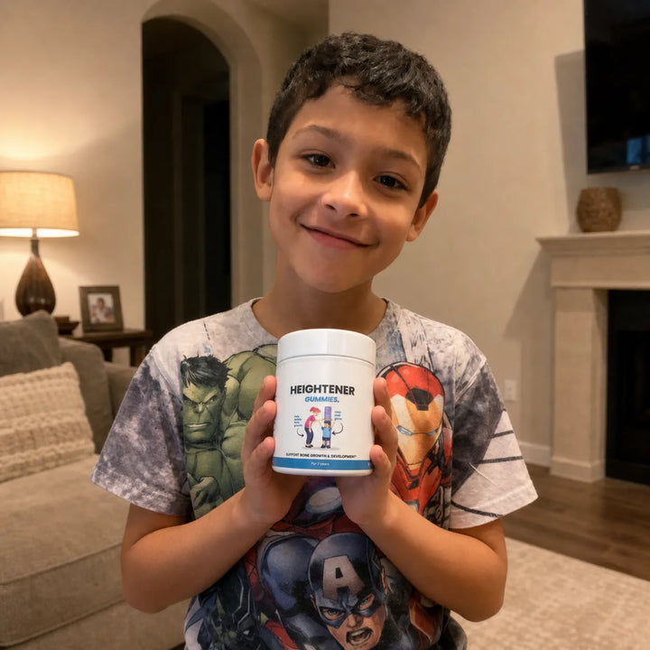 Gomas de Crecimiento — producto junto a un niño