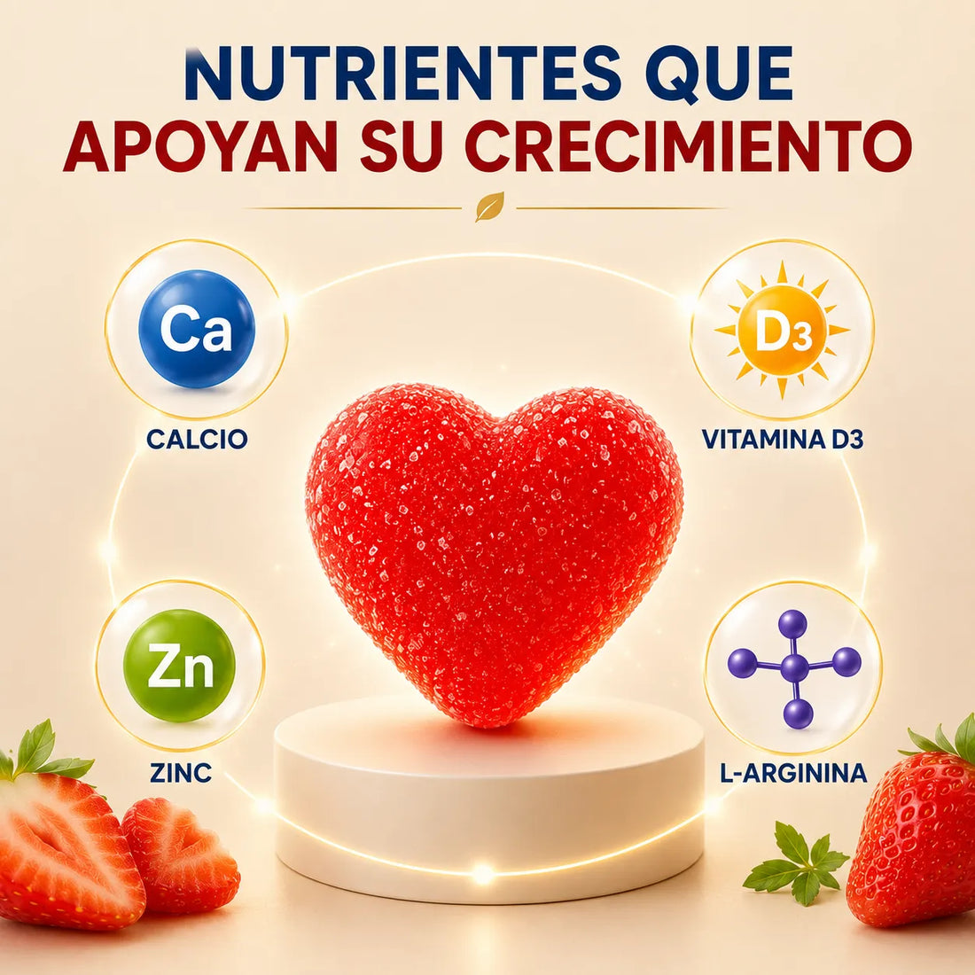 Gomas de Crecimiento — nutrientes de la fórmula